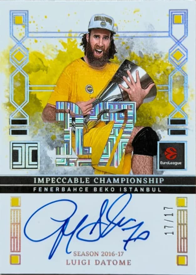 2023-24 Luigi Datome Panini Impeccable ICP-DAT