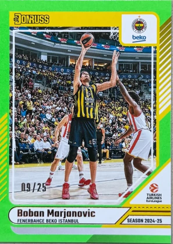 2024-25 Boban Marjanovic Panini Donruss EuroLeague Green 36
