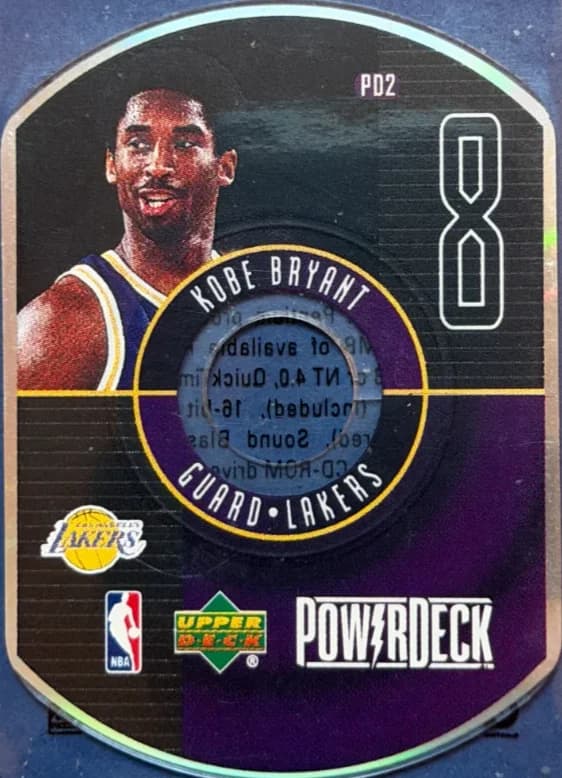 1999 Kobe Bryant Upper Deck PowerDeck PD2