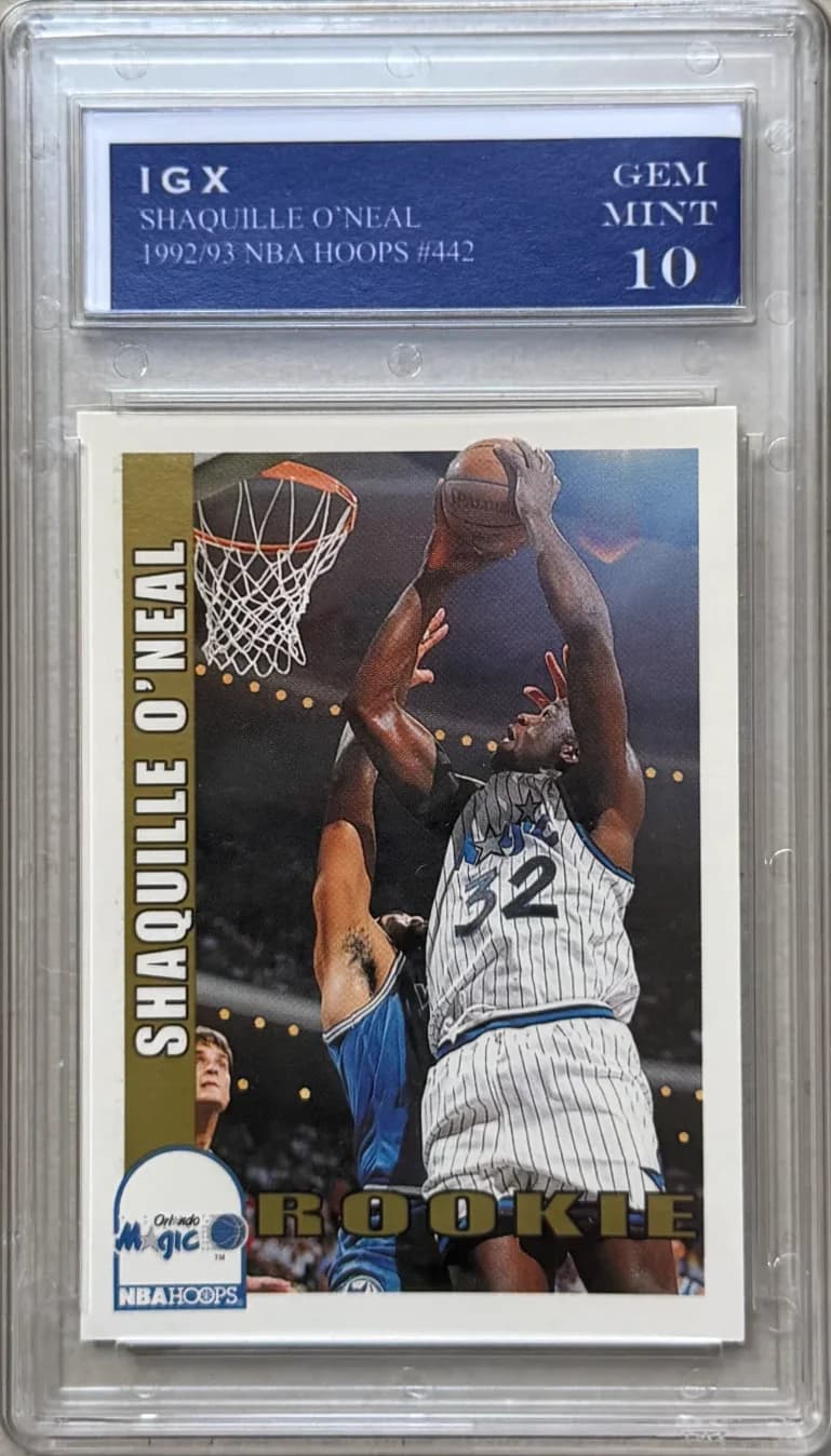 1992/93 Shaquille O'Neal SkyBox NBA Hoops 442