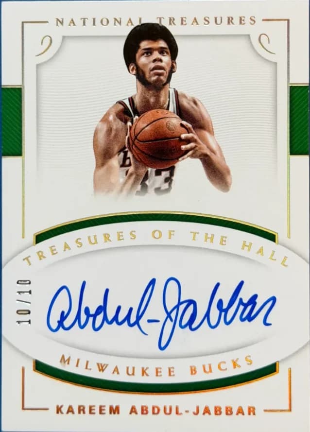 2017-18 Kareem Abdul-Jabbar Panini National Treasures TH-KAJ