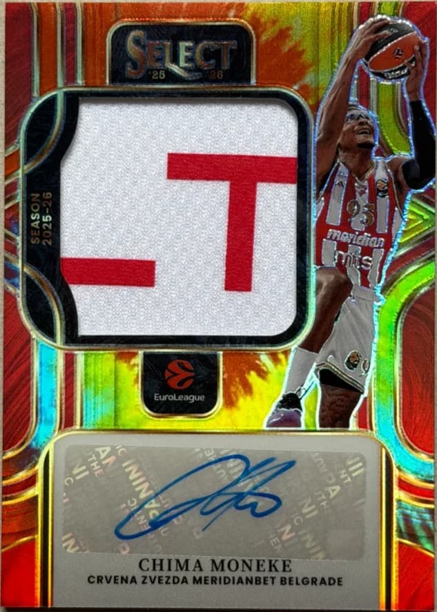 2025-26 Chima Moneke Panini Select Tie-Dye PS-MON