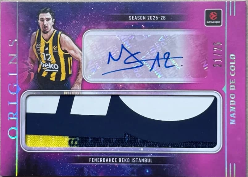 2025-26 Nando De Colo Panini Origins PA-NDC