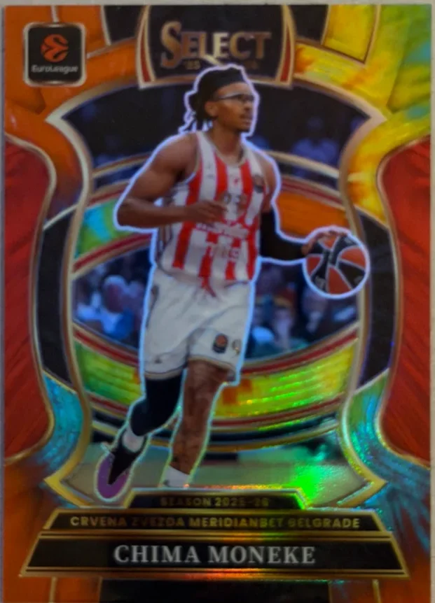 2025-26 Chima Moneke Panini Select EuroLeague Basketball Tie-Dye 65