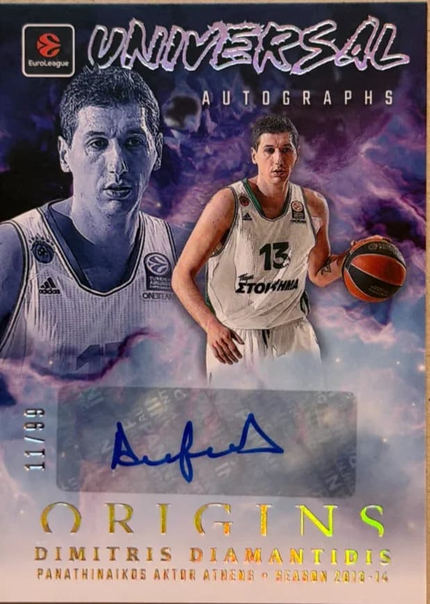 2025-26 Dimitris Diamantidis Panini Origins EuroLeague UA-DIM