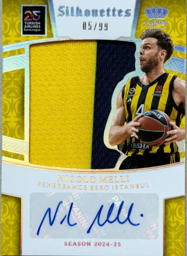 2024-25 Nicolo Melli Panini Crown Royale SIL-MEL
