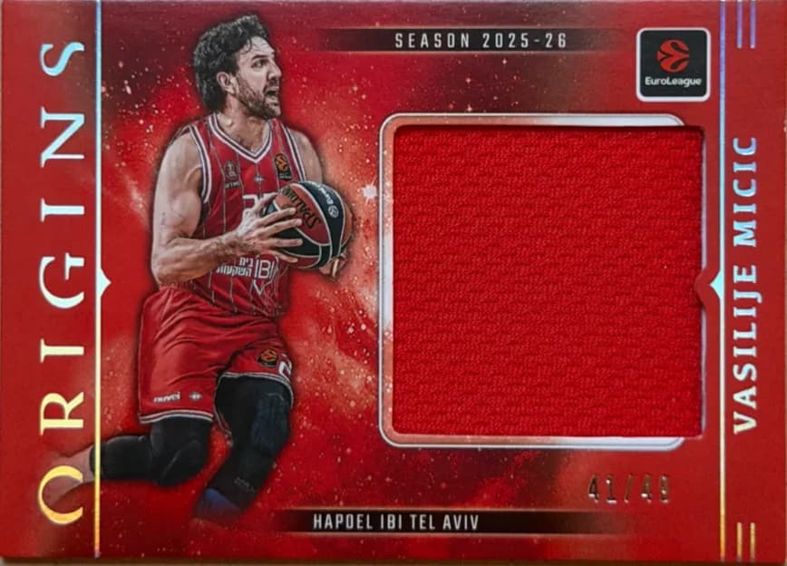 2025-26 Vasilije Micic Panini Origins EJM-MIC