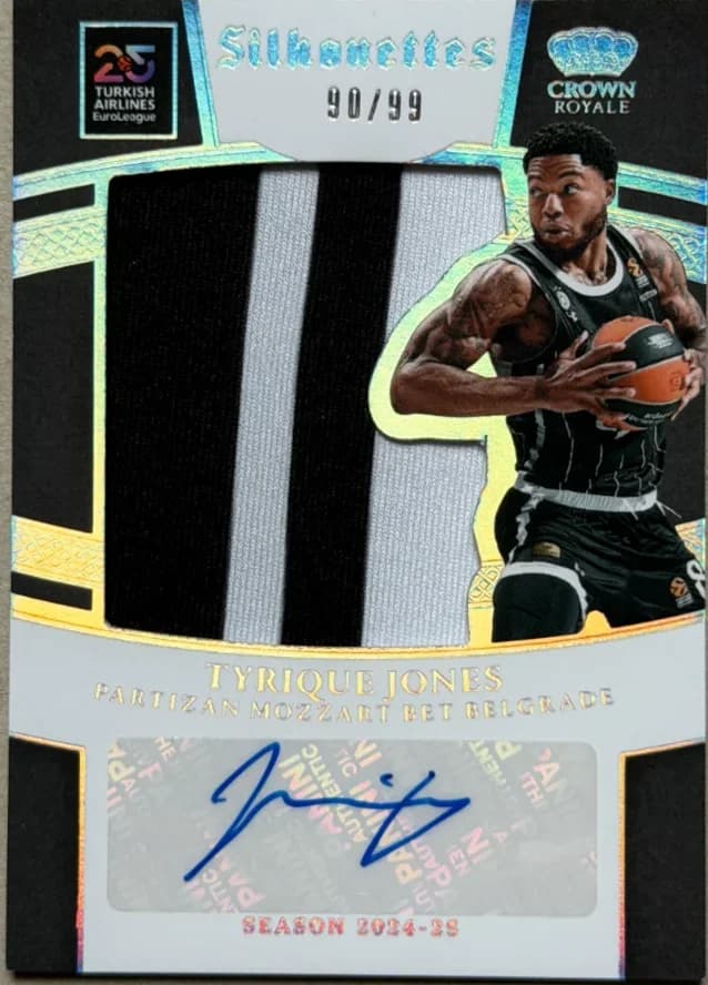 2024-25 Tyrique Jones Panini Crown Royale SIL-TYR