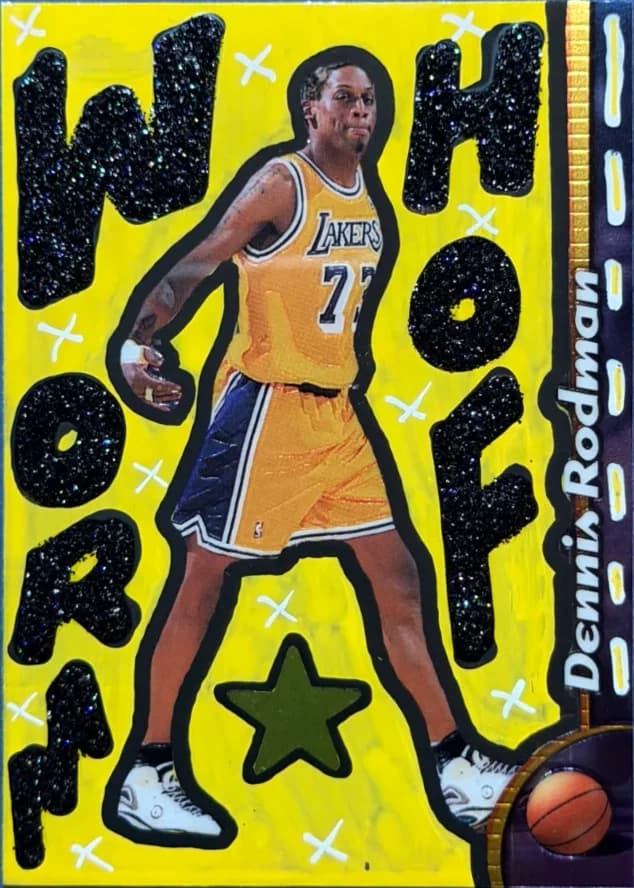 1999 Dennis Rodman Topps Finest 134