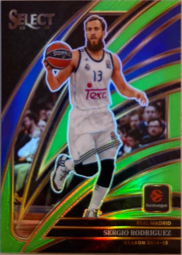 2023-24 Sergio Rodriguez Panini Select Neon Green 211