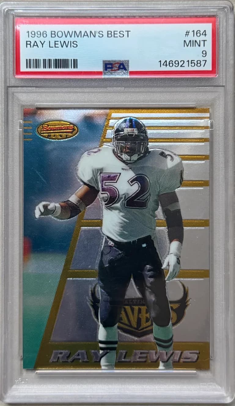 1996 Ray Lewis Topps Bowman's Best 164