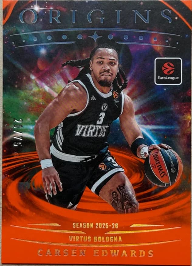 2025-26 Carsen Edwards Panini Origins Orange 17