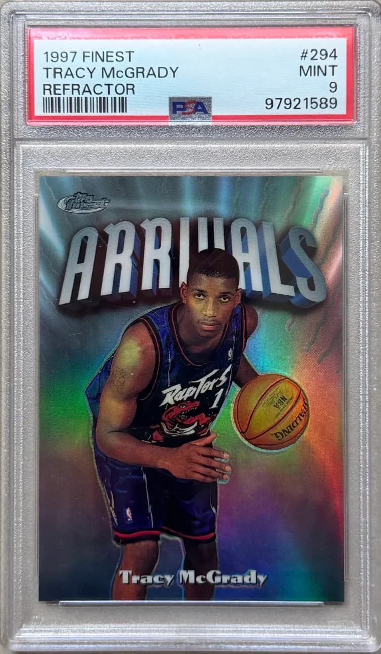 1997 Tracy McGrady Topps Finest Refractor 294