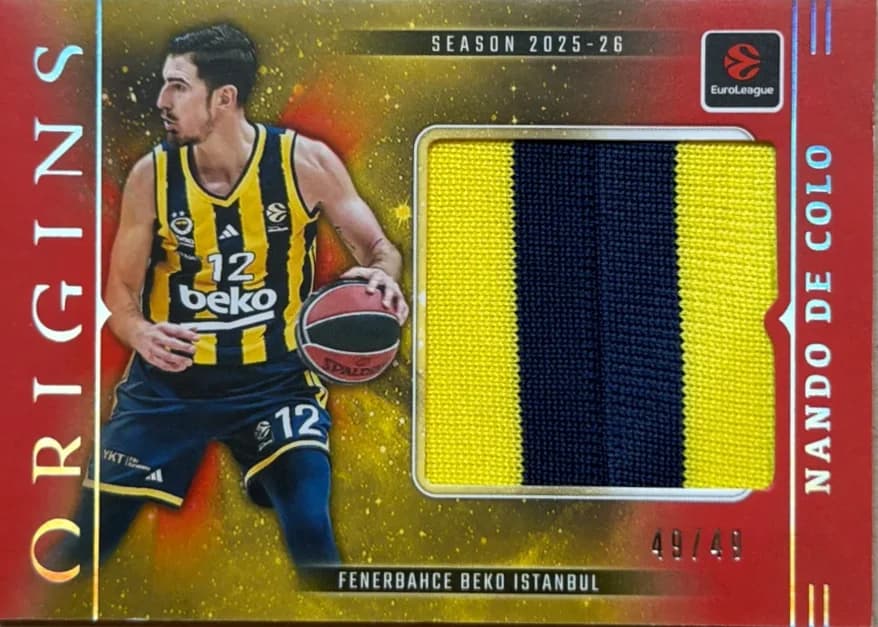 2025-26 Nando De Colo Panini Origins EuroLeague EJM-NDC