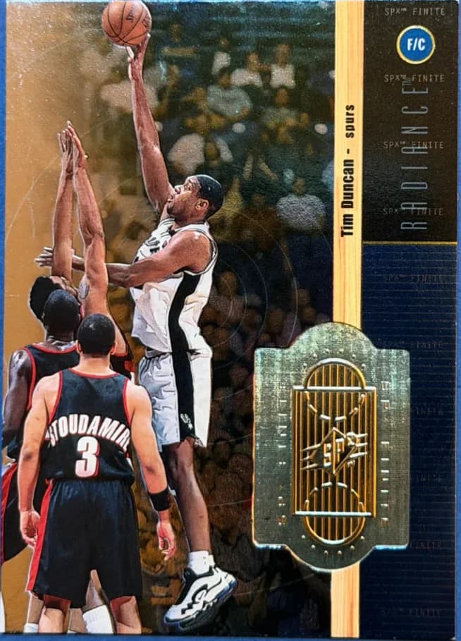 1998 Tim Duncan Upper Deck SPx Finite Radiance 68