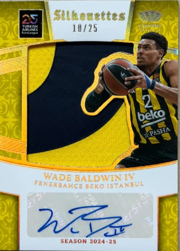 2024-25 Wade Baldwin IV Panini Crown Royale SIL-WBI